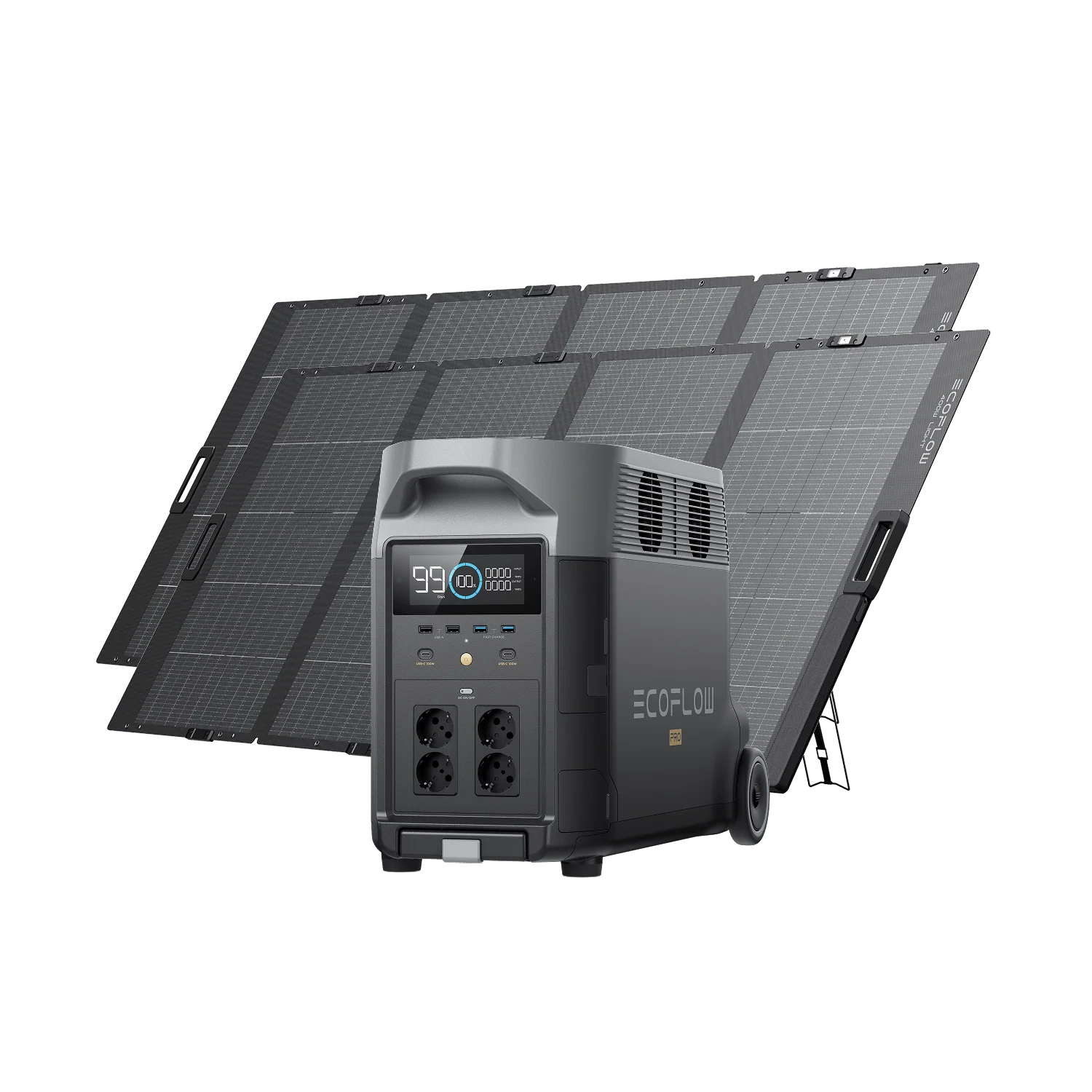 EcoFlow DELTA Pro Solar Generator (Portable PV400W) - Image 2