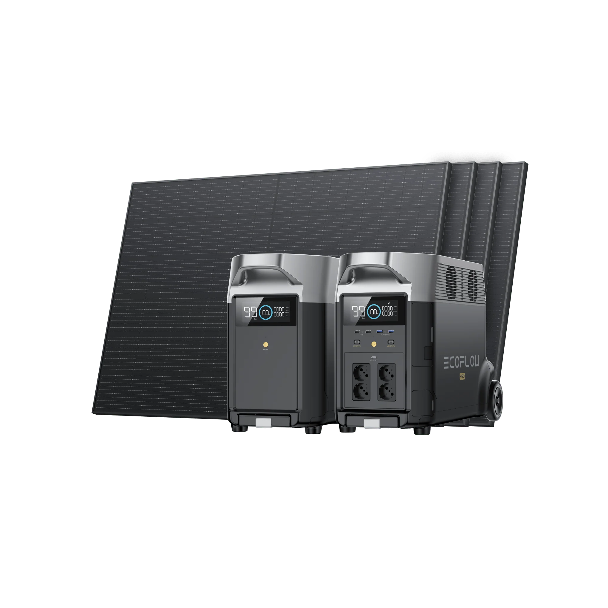EcoFlow DELTA Pro Solar Generator (Rigid PV400W*2) - Image 4