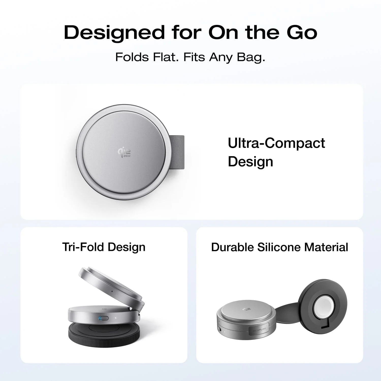 EcoFlow RAPID Mag Qi2.2 Wireless Charging Station (3-in-1 Foldable) - Image 8