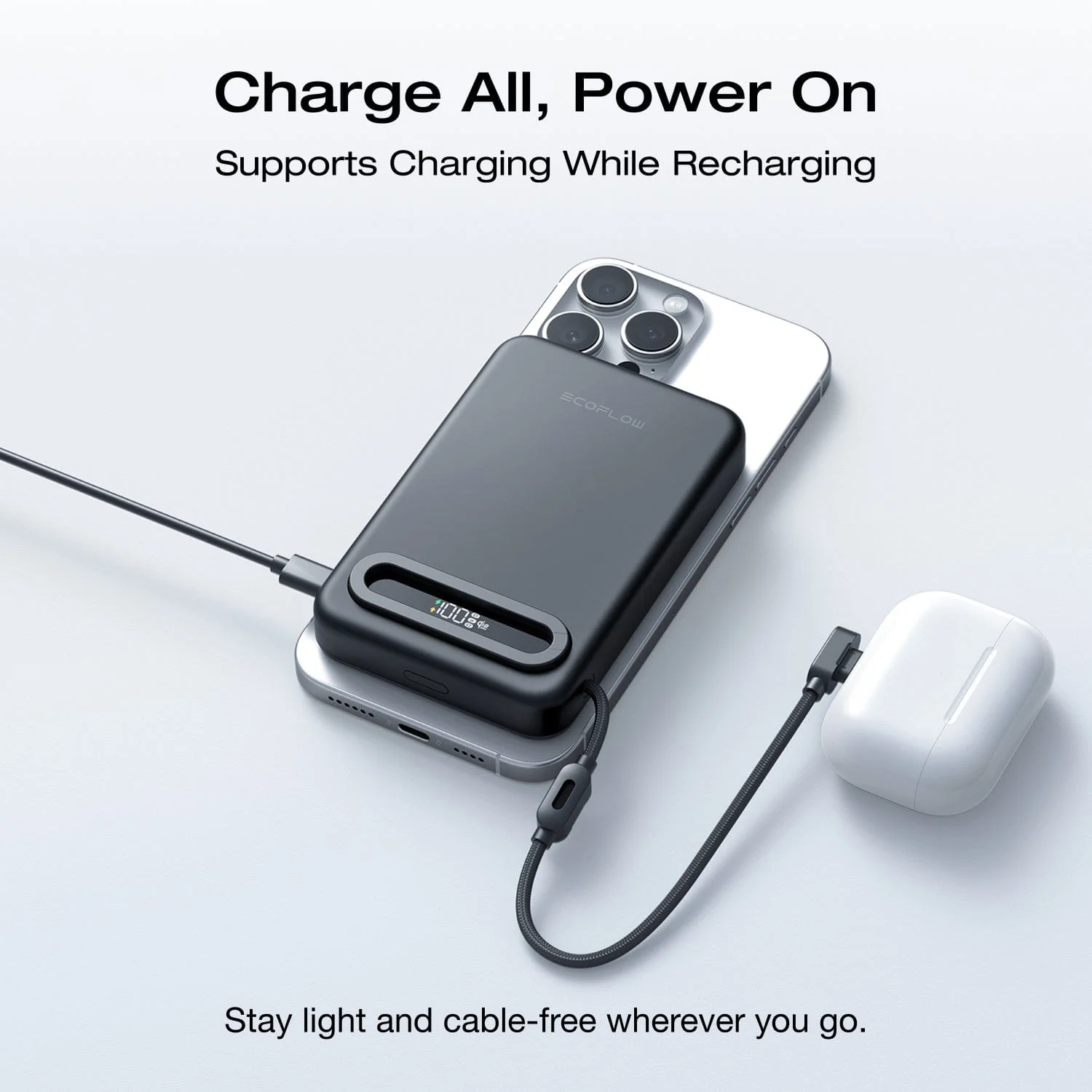 EcoFlow RAPID Mag Qi2.2 Magnetic Power Bank (10,000mAh, 25W, Built-in USB-C Cable) - Image 10