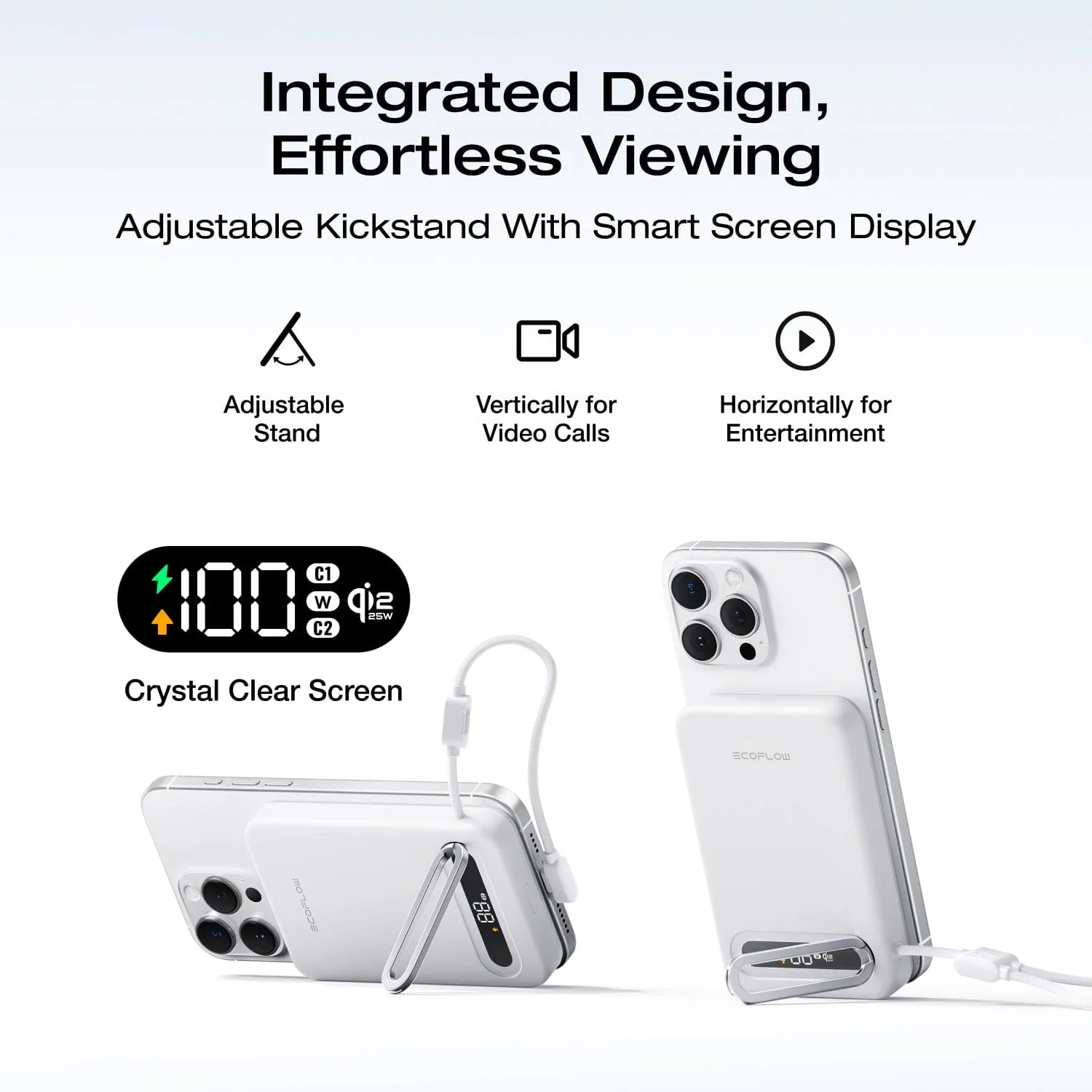 EcoFlow RAPID Mag Qi2.2 Magnetic Power Bank (10,000mAh, 25W, Built-in USB-C Cable) - Image 9
