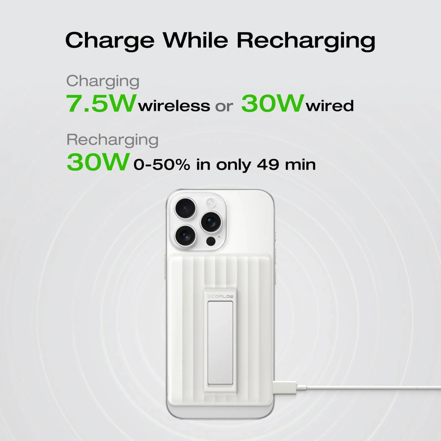 EcoFlow RAPID Mag Power Bank (10,000mAh, 7.5W, Magnetic Charging) - Image 9