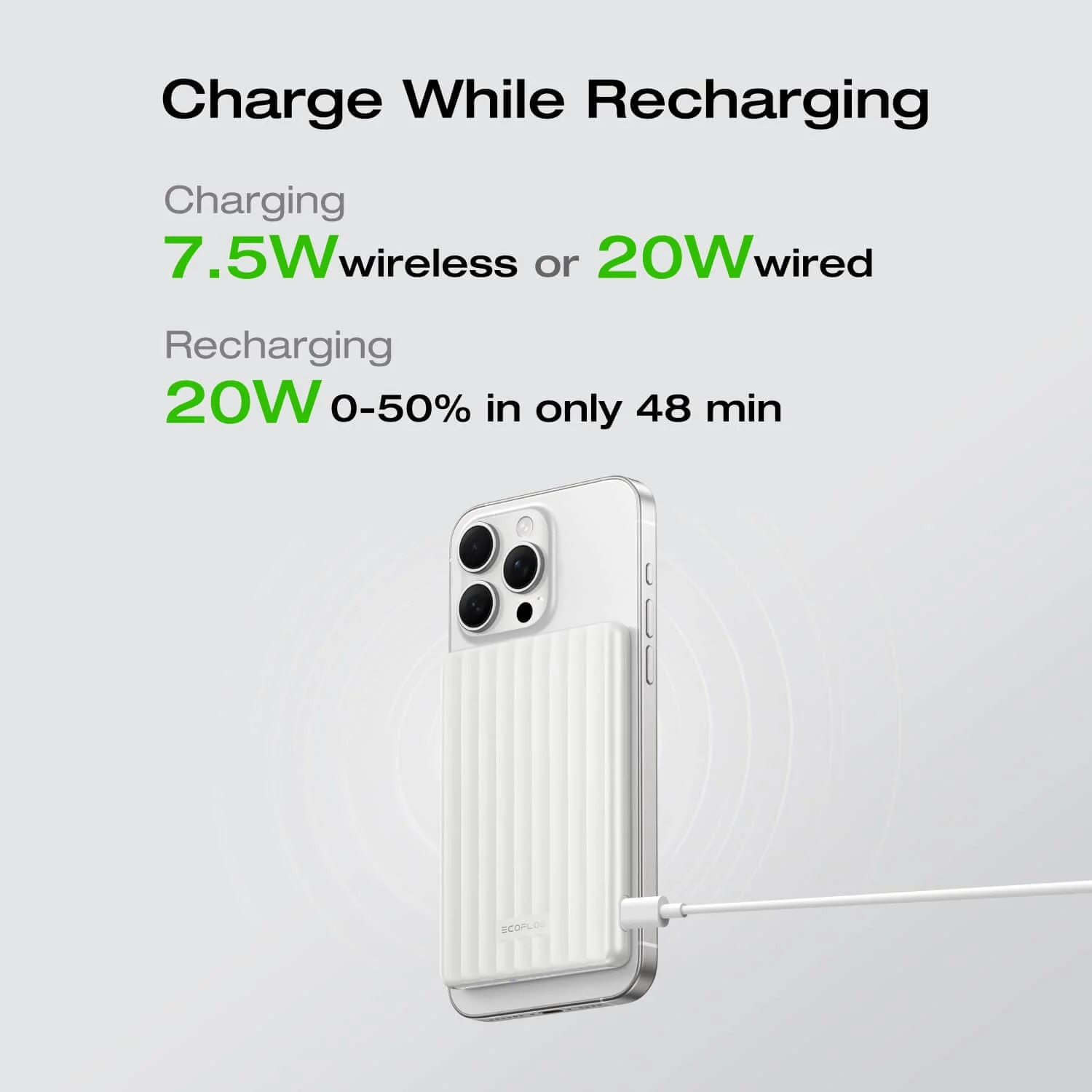 EcoFlow RAPID Mag Power Bank (5,000mAh, 7.5W, Magnetic Charging) - Image 9