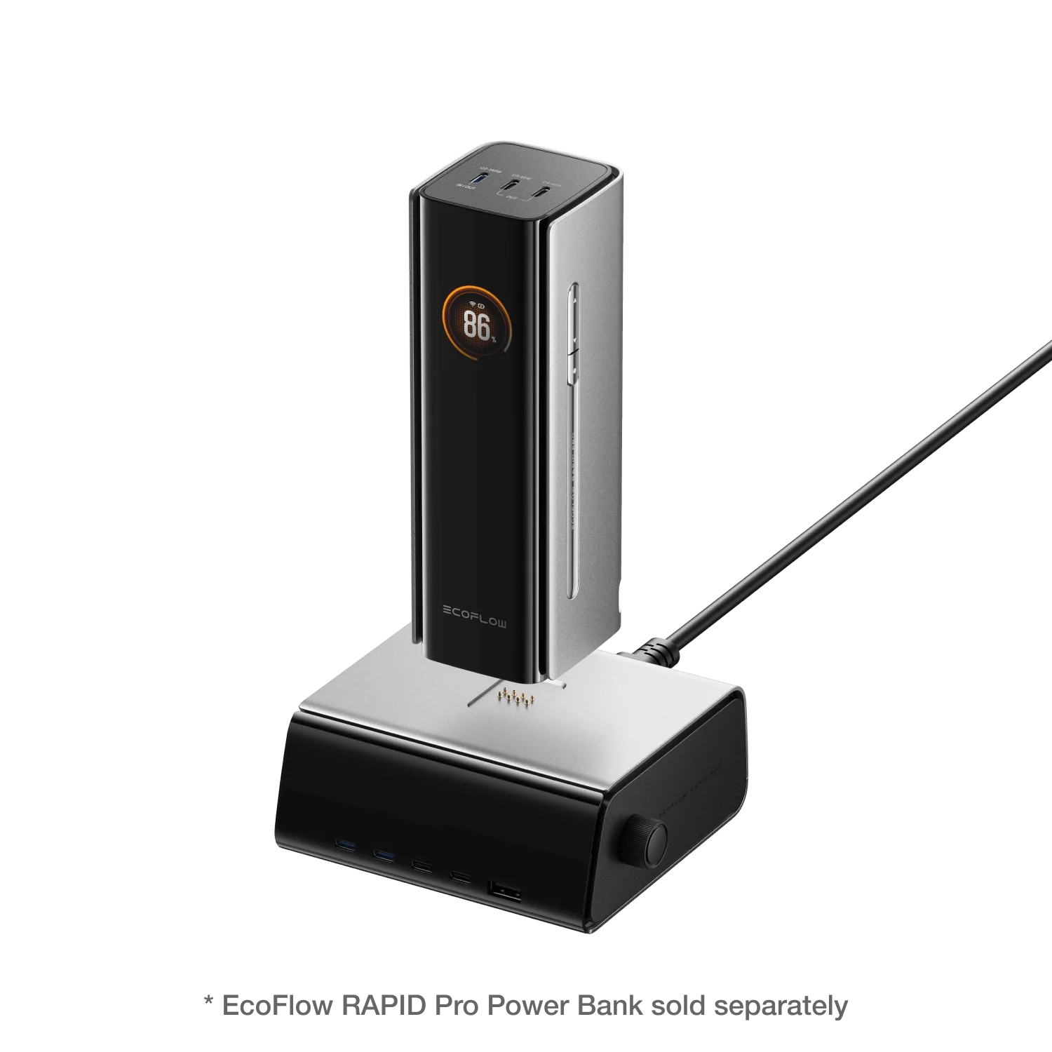EcoFlow RAPID Pro Desktop Charger (320W, 5 Ports, GaN) - Image 4