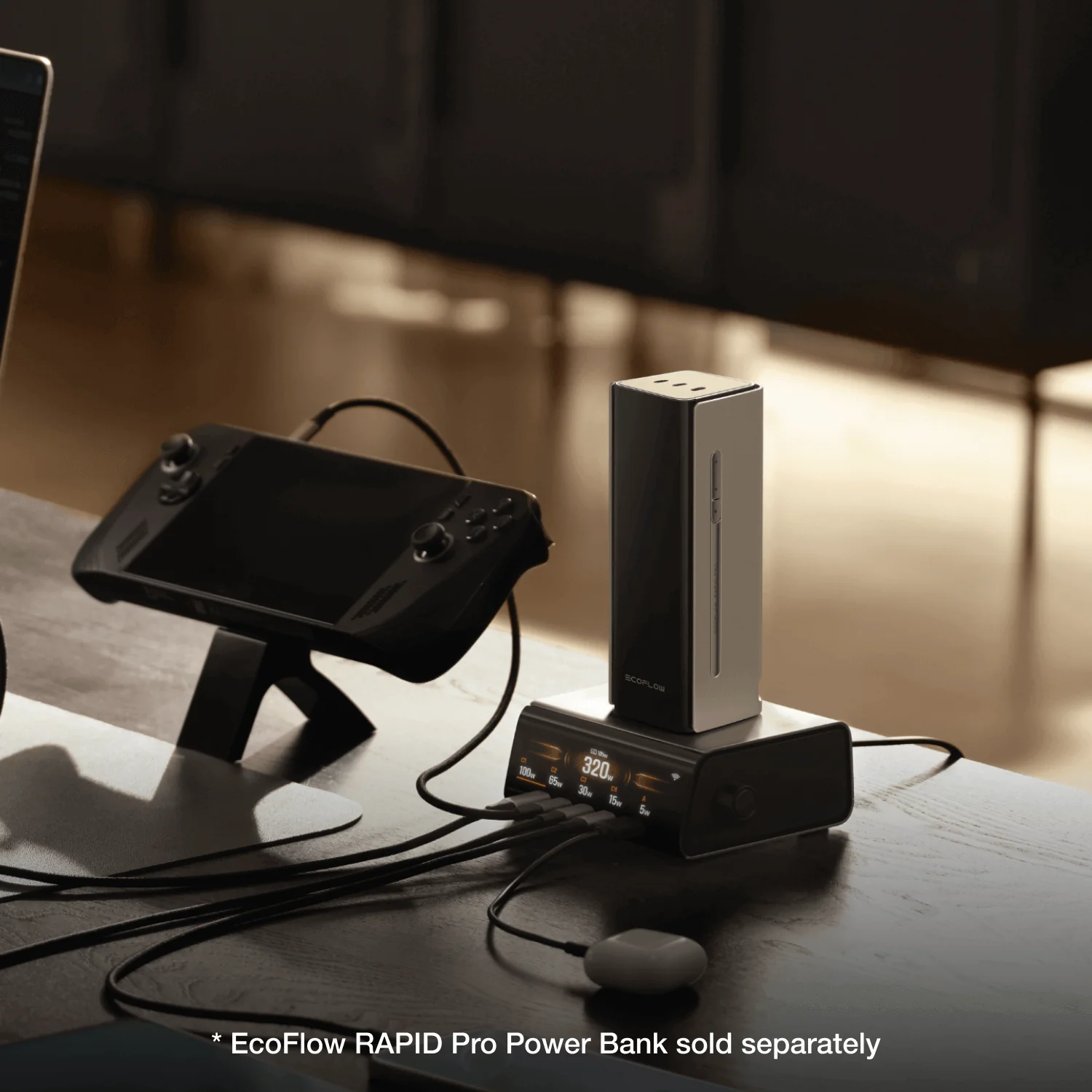 EcoFlow RAPID Pro Desktop Charger (320W, 5 Ports, GaN) - Image 5