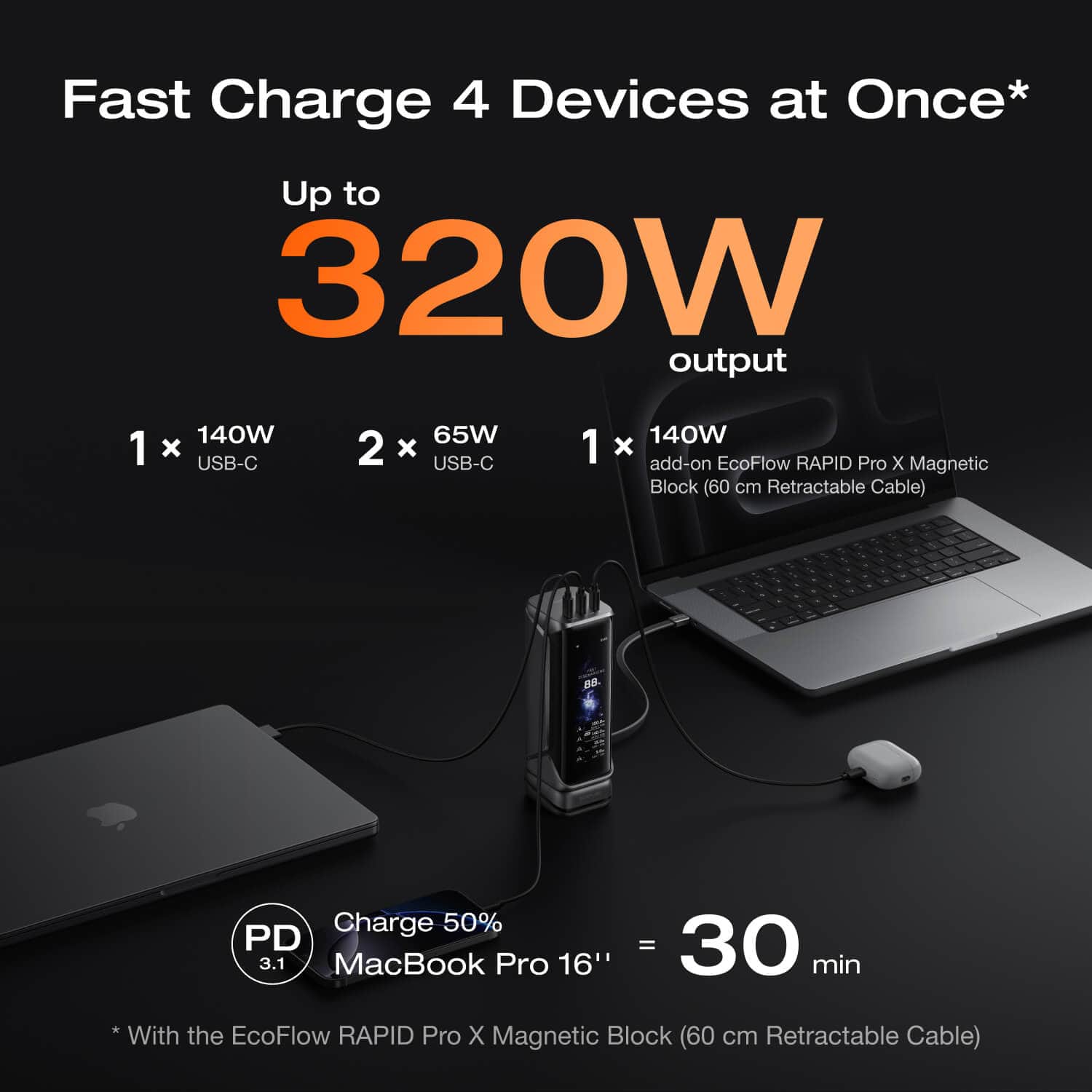 EcoFlow RAPID Pro X Power Bank (27,650mAh, 300W） - Image 4
